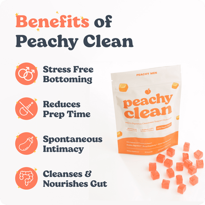 Juicy Peach Flavor Peachy Clean Pre+Probiotic Fiber Gummies