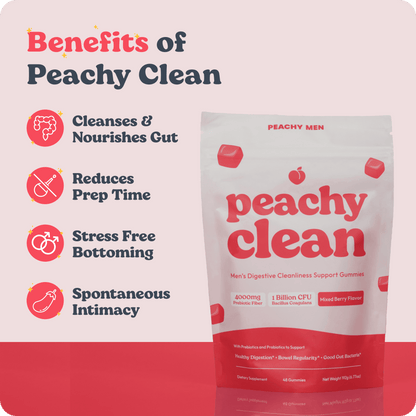 Juicy Peach Flavor Peachy Clean Pre+Probiotic Fiber Gummies
